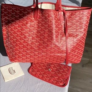 *Sold Out*100% Authentic Red Goyard PM tote